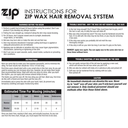 Vista 2 de Zip Kit de depilación de cera 7oz