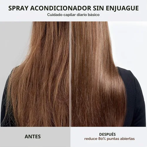 Vista 3 de TYMO Spray de protección térmica para el cabello + cepillo alisador de cabello TYMO Ring