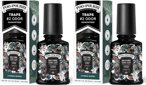 Vista 49 de Poo-Pourri Before-You-Go - Aerosol para inodoro, Bamboo Rain, 2 onzas líquidas, hasta 100 usos, desodorante para baño con aceites esenciales