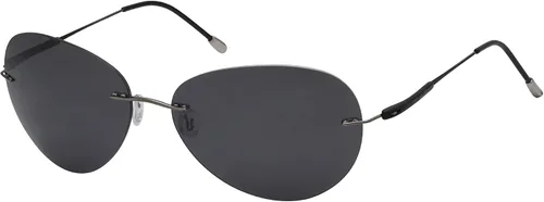 Vista 37 de Eyekepper Gafas de sol polarizadas con montura de titanio sin montura