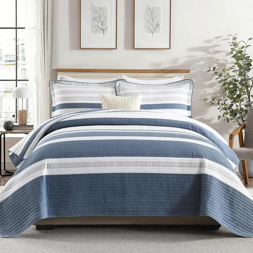 Vista 11 de PERHOM Juego de ropa de cama de 100 % algodón bohemio con 2 fundas