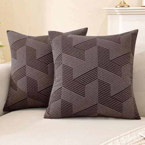 Vista 25 de JIVINER - Juego de 2 fundas elásticas para sillas de comedor, fundas geométricas de jacquard para sillas de comedor, fundas lavables para sillas