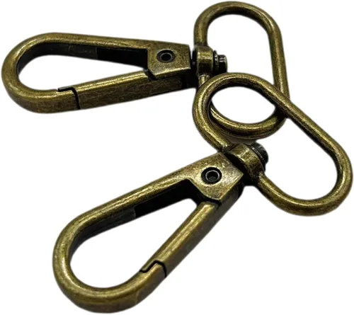 Vista 13 de Cierres giratorios de langosta de 1 pulgada ganchos giratorios 15 clips giratorios de metal de 1 pulgada para puerta de empuje de 1 pulgada