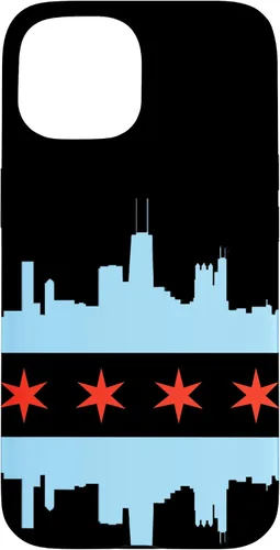Vista 6 de Chicago Flag Skyline City of Chicago Pride Case for iPhone 17
