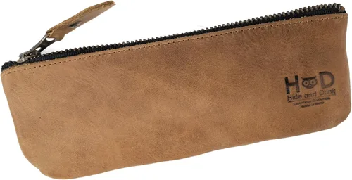 Vista 7 de Hide & Drink, Estuche rectangular para lápices, estuche para bolígrafos y marcadores para hombres y mujeres, soporte plano con cremallera