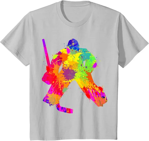 Vista 36 de Camiseta de hockey de hockey sobre hielo, Negro