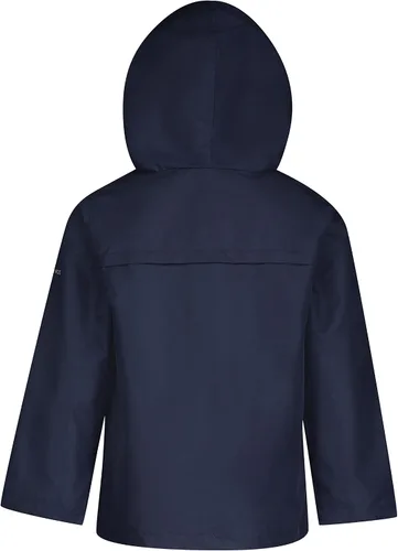 Vista 4 de LONDON FOG Conjunto de traje de lluvia impermeable para niños con capucha y pantalones de salpicaduras