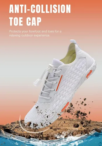 Vista 4 de WateLves Zapatos de agua para hombre y mujer, zapatos de natación para playa, descalzos, atléticos, de secado rápido, calcetines acuáticos