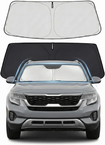 Vista 144 de Parasol para parabrisas para BMW X1 E84 2016-2024 2025, accesorios – Cubierta de parasol para parabrisas de ventana delantera, ajuste personalizado