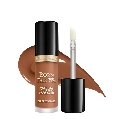 Vista 42 de Too Faced Born This Way Super Coverage Multi-Use Concealer Full-Coverage Hydrating Concealer for Dark Circles & Blemishes with Natural Finish