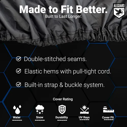 Vista 6 de Funda resistente a la intemperie para moto acuática compatible con Yamaha Wave Runner VX Deluxe 2010-2014, para todo tipo de clima, protege