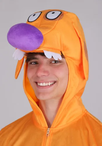 Vista 5 de Disfraz para Adultos de Dos Personas CatDog de Nickelodeon Multicolor