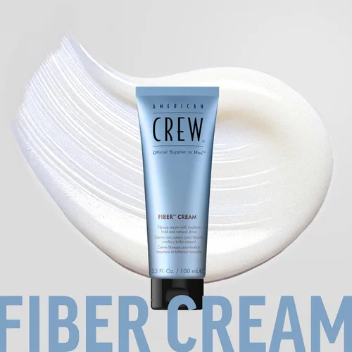 Vista 7 de American Crew Crema de Fibra para Hombres, Como Gel para el Cabello con Fijación Media y Brillo Natural, Regalo Pequeño para Él, 3.3 Fl Oz