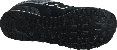 Vista 5 de New Balance Tenis 574 V1 Core para hombre, NegroGris