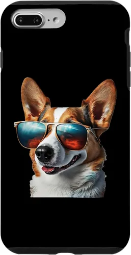 Vista 12 de iPhone 16 Pembroke Welsh Corgi with Sunglasses Case