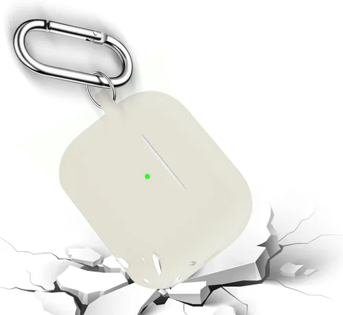 Vista 4 de Sahara - Venture Series - Funda de silicona para AirPods Pro (2ª generación), color blanco nube (HP00053)