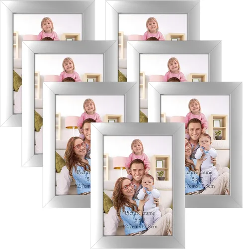 Vista 26 de Giftgarden - Juego de 7 marcos para fotos de 4 x 6 pulgadas, color negro, marcos para fotos de 4 x 6 pulgadas para pared o mesa