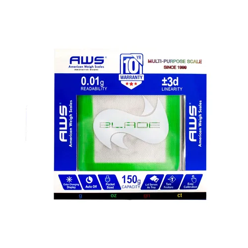 Vista 9 de American Weigh Scales Báscula digital de bolsillo de 5.29 oz x 0.00 oz - Serie Blade Mini báscula de precisión de 0.00 oz de precisión, báscula