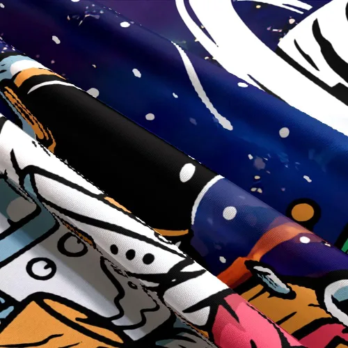 Vista 5 de Sanzugh Divertido tapiz alienígena de astronauta espacial para hombres y chicos, genial universo trippy planeta, tapices artísticos para colgar