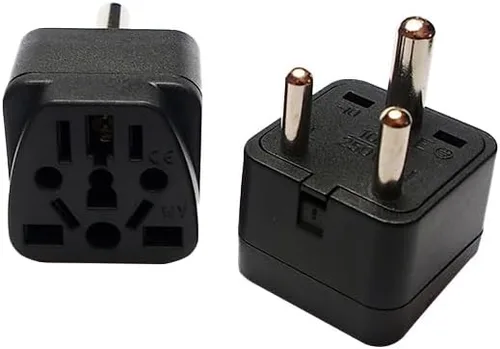 Vista 14 de Toptekits - Paquete de 2 adaptadores universales de enchufe de viaje, tipo B de EE. UU., convertidor de enchufe internacional a Estados Unidos Blanco