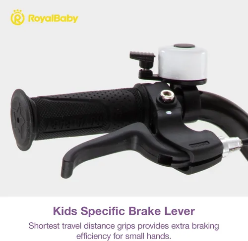 Vista 7 de RoyalBaby Kids Bike with Dual Handbrake for Beginners,12 14 16 18 20 Inch Bicycle for Boys & Girls Ages 3-10 Years