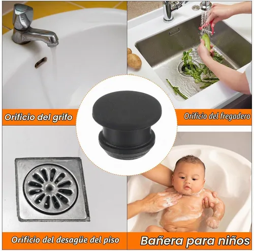 Vista 7 de MECCANIXITY Tapones de silicona con bloqueo de clic para cubrir agujeros de panel, sello de panel de goma tipo empotrado redondo para antepechos