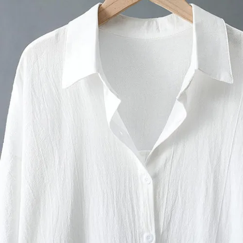 Vista 79 de Long Sleeve Shirts for Women Spring Summer Dressy Casual Button Down Plus Size Tops Office Work Blouses
