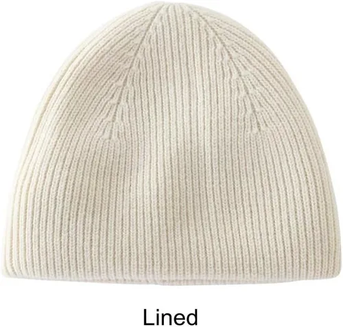 Vista 6 de LLmoway Gorro de punto con puños para hombre y mujer, sombrero de pescador de invierno, 50% lana