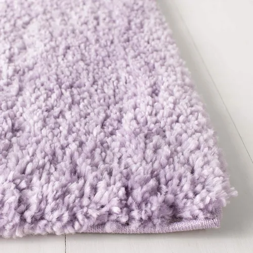 Vista 5 de SAFAVIEH Colección August Shag - Alfombra de área de 6 x 9 pies, color lila, diseño sólido, no desprende pelusa y de fácil cuidado, grosor de 1.2