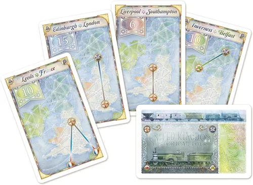 Vista 5 de Ticket To Ride Colección mapas volumen 5: juego de mesa Reino Unido