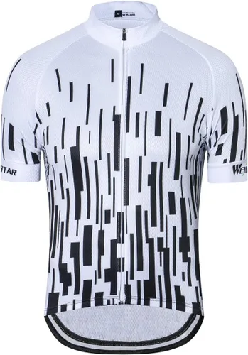 Vista 147 de Weimostar Hombre Ciclismo Jersey Manga Corta Bicicleta Ropa Multicolor Diamante