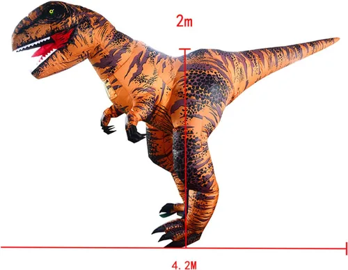 Vista 6 de Disfraz inflable T-Rex 2.0 unisex para Halloween Cosplay Dress-Up