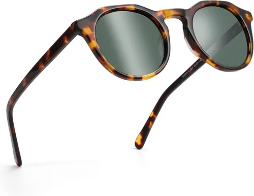 Vista 2 de ZENOTTIC Gafas de sol polarizadas redondas vintage para hombres y mujeres con protección UV400