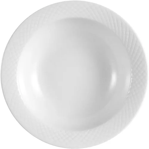 Vista 6 de CAC China BST-32 Boston - Frutero de porcelana súper blanca de 4-1/2 pulgadas, 3.5 onzas, caja de 36