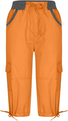Vista 9 de Pantalones capri tipo cargo para mujer, ligeros, de secado rápido, atléticos, para verano, casuales, con bolsillos