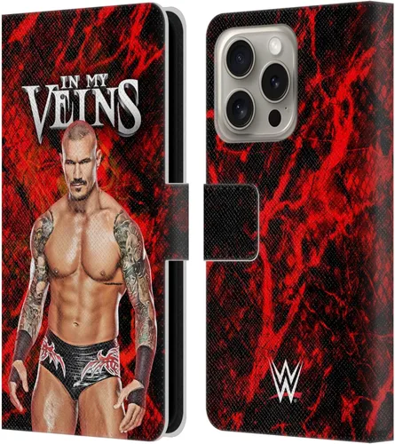 Vista 18 de Head Case Designs Officially Licensed WWE in My Veins Randy Orton Leather Wallet Case Compatible with Apple iPhone 11