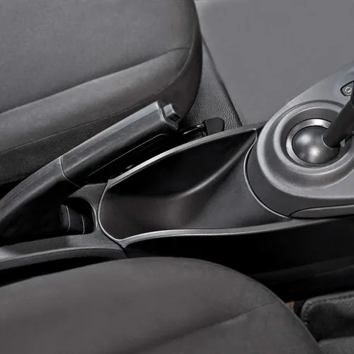 Vista 3 de Reposabrazos de plástico ABS Consola central Freno de mano Caja de almacenamiento Guante Teléfono Bandeja Organizadores para Mercedes Benz Smart 453