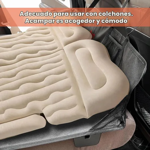 Vista 4 de Placa de extensión del colchón del asiento trasero del automóvil, extensor