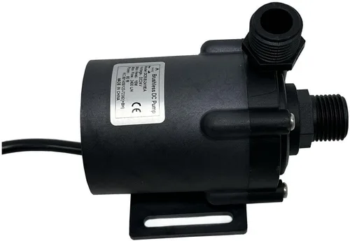 Vista 7 de SHYSKY DC55E-24160A 24VDC Pequeña Bomba de agua sin escobillas de eficiencia energética 80W 52.5 ft 52ft Lift 634GPH Bajo ruido, Velocidad/flujo