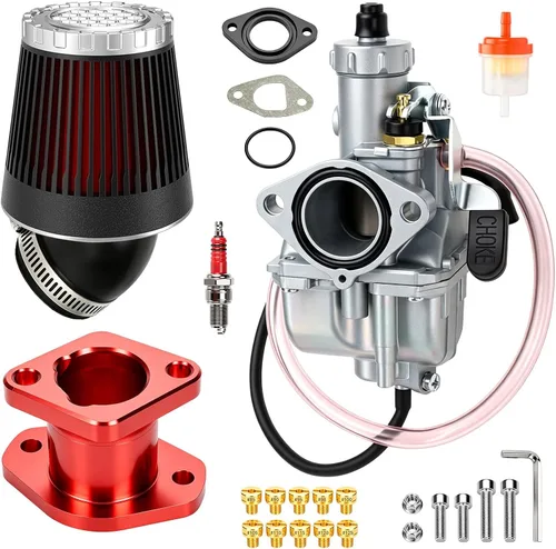 Vista 15 de FVRITO - Carburador de alto rendimiento VM22 de 26 mm para Predator 212cc 196cc Coleman CT200U BT200X Mini Bike KT196 Go Kart GX160 GX200 6.5hp