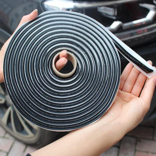 Vista 5 de Cinta selladora de butilo de 13.1 ft, impermeable, sellador de goma de butilo para faros de coche, ventana, puerta, parabrisas, cinta de butilo