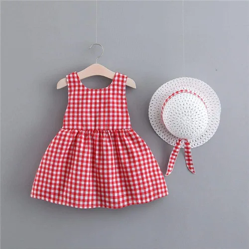 Vista 2 de IDOPIP Vestido de tutú para niña de verano, sin mangas, espalda descubierta, vestido de fiesta de cumpleaños, vestido de fiesta de flores con lazo