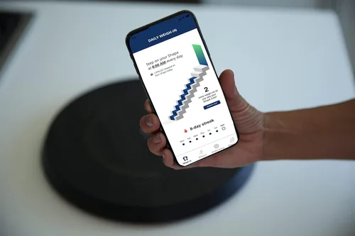 Vista 3 de Shapa Báscula inteligente de pérdida de peso innumerable: báscula inteligente para pérdida de peso, sistema patentado de retroalimentación de 5