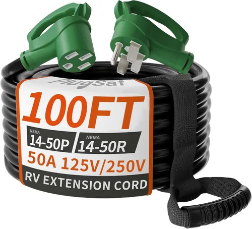 Vista 8 de PlugSaf Cable de extensión RV de 15 pies y 30 amperios para exteriores
