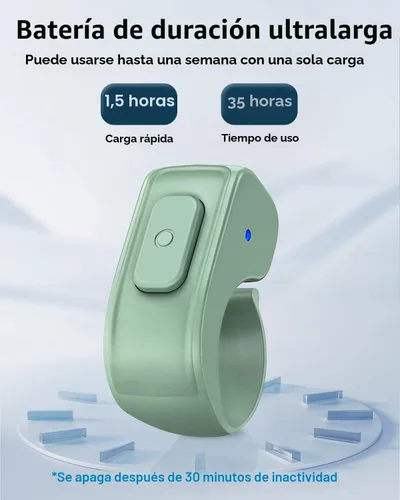 Vista 9 de [Compatible con fundas] Anillo pasador de páginas con control remoto para Kindle Paperwhite Oasis Scribe Kobo eReaders, controles remotos para verde
