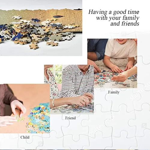 Vista 5 de Rompecabezas de 500 piezas para adultos y niños, versículo de la Biblia, Love The Lord Your God with All Your Heart Puzzle Challenging Educativo Fun