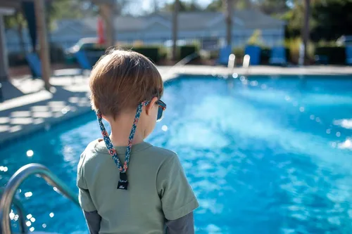 Vista 6 de Ukes Correas para gafas de sol y gafas de algodón para niños, paquete de 3 (gafas no incluidas)