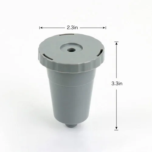 Vista 6 de Paquete de 3 cápsulas de café reutilizables, filtros de café reutilizables para cafeteras 1.0, K-Classic, K-Mini, ajuste universal B30 B40 B50 B60