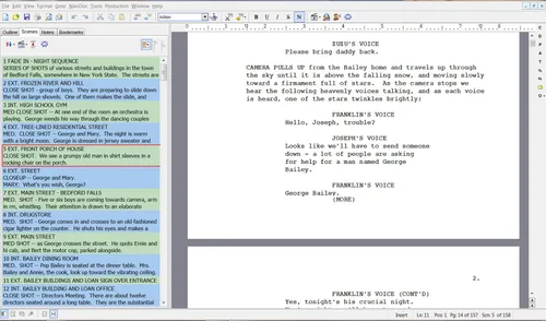 Vista 3 de Movie Magic Screenwriter 6 [Descargar]
