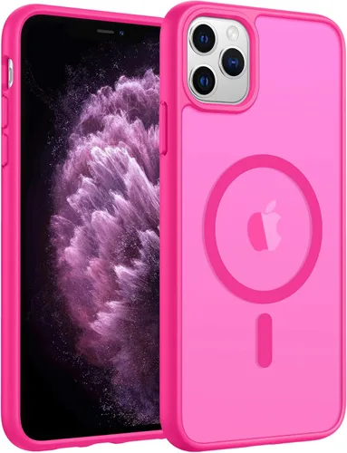 Vista 142 de FNTCASE - Funda para iPhone 16 Pro: magnética, mate, translúcida, de grado militar, protectora contra caídas, resistente, fina, duradera y a prueba